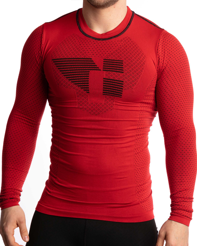 PINSPARK Camiseta Deportiva De Manga Larga Con Cuello Redondo Para Hombre, Camiseta Deportiva De Manga Larga, Para Exteriores, Surf, Correr, Pesca, Senderismo, Gimnasio
